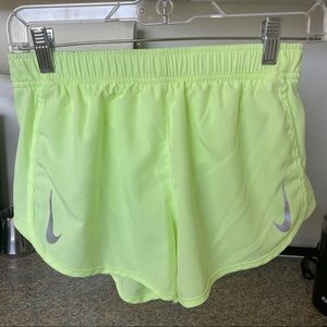 Nike Dri Fit Neon Yellow Shorts!
